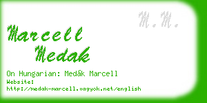 marcell medak business card